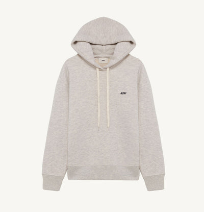 Embroidered logo hoodie