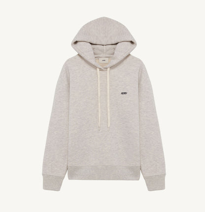 Embroidered logo hoodie