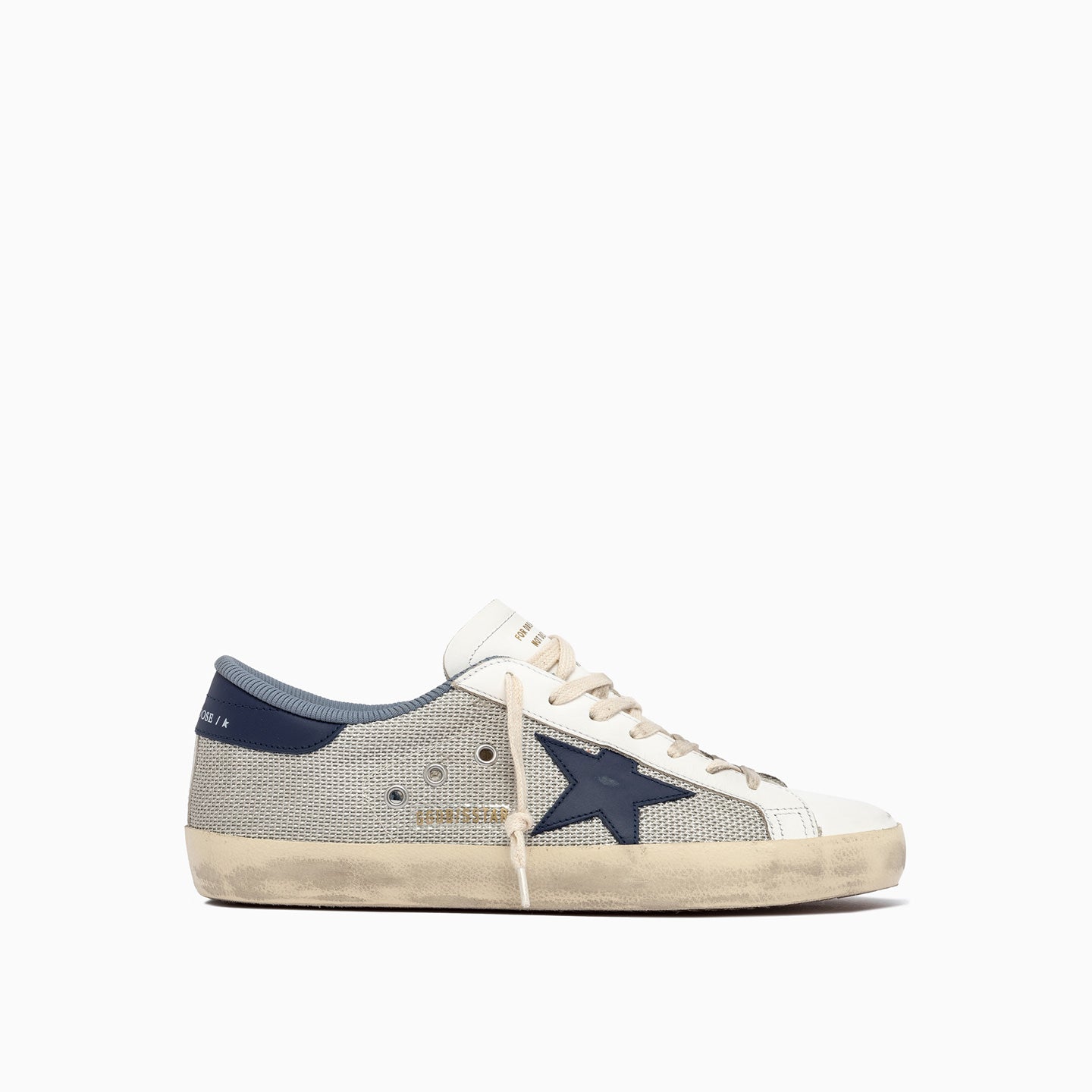 Golden goose beige & night blue sneakers