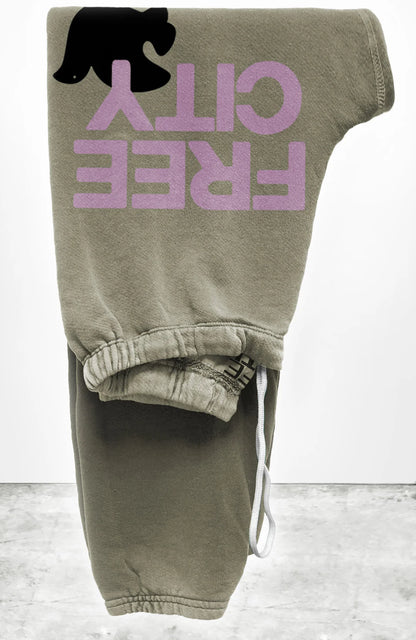 FREECITY sweatpant - nude