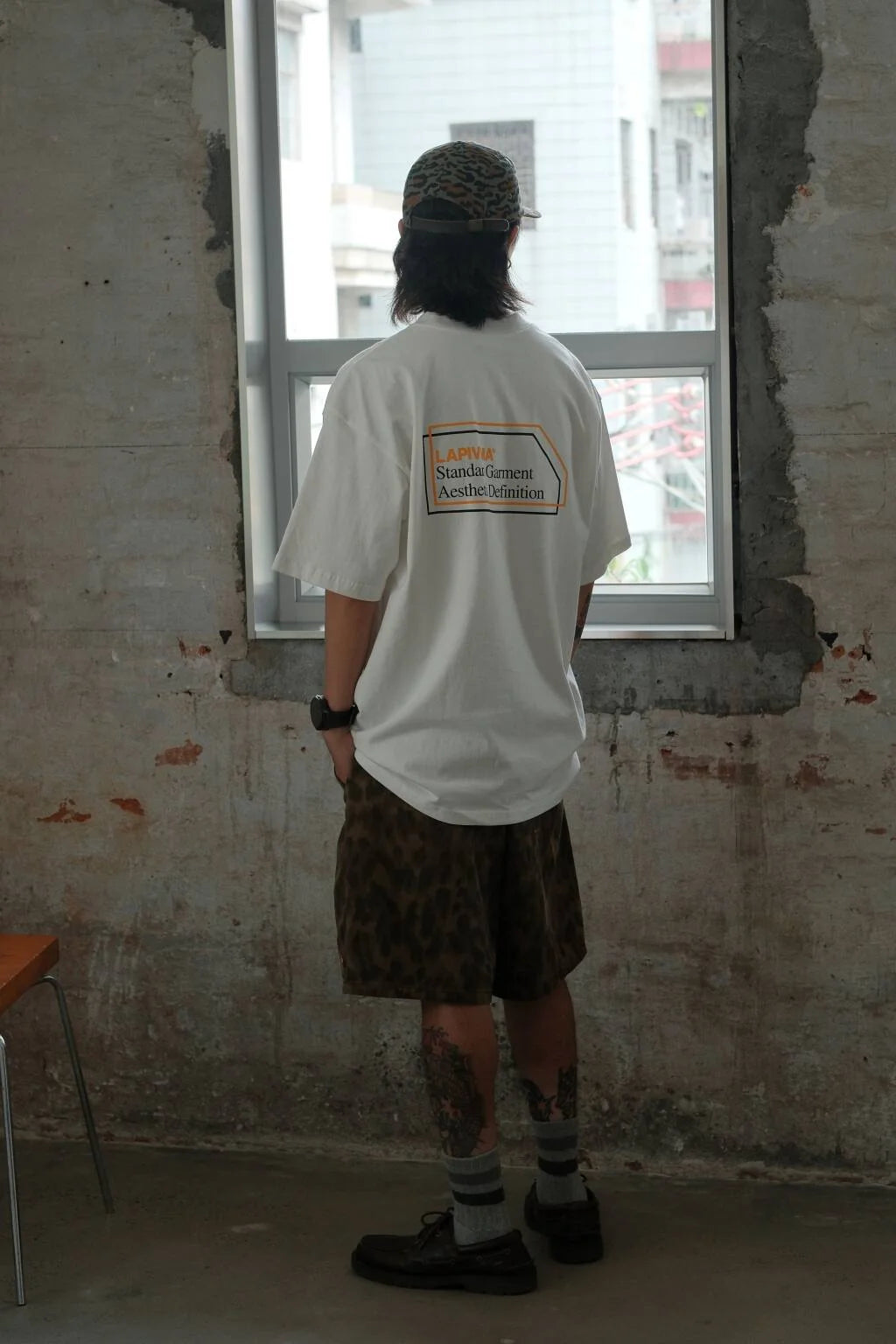 LAPIVIMA T-SHIRT - WHITE WITH LOGO