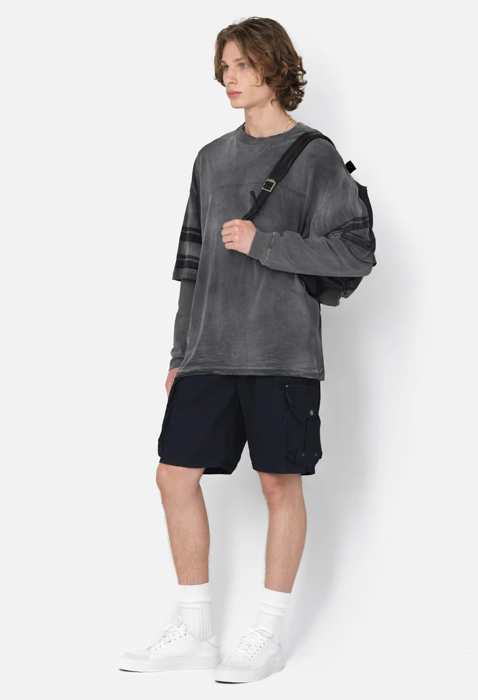 Deck cargo short - black