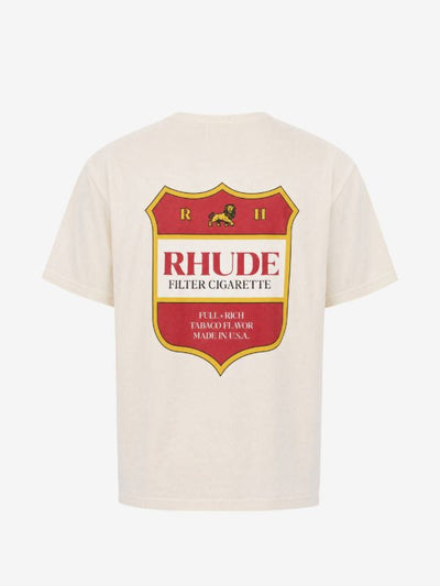 RHUDE
logo-print cotton T-shirt
