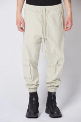 3d back pocket trousers - sand