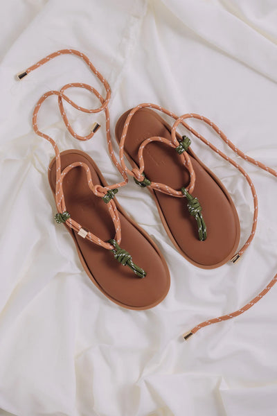 F L Ò / T W I N - Terracotta/Militar Green