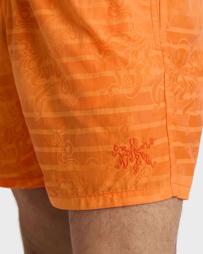 MEN SWIM SHORTS WATER-REACTIVE OCTOPUS IN STRIPES