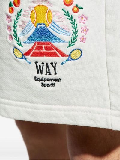 Cotton logo shorts