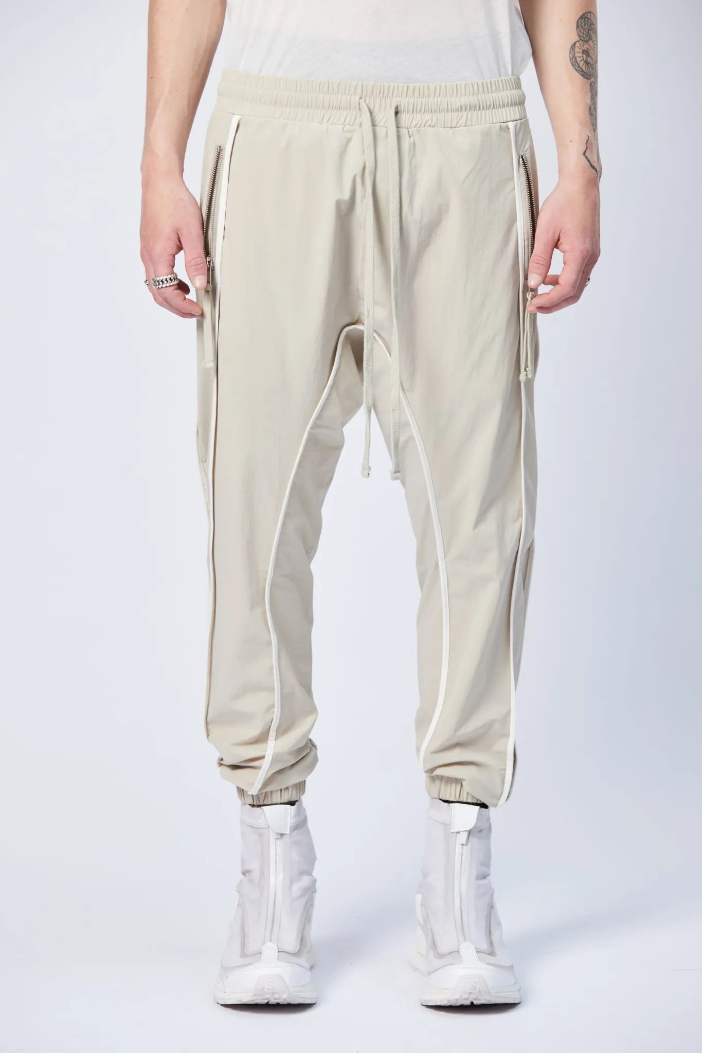 Line trousers - sand