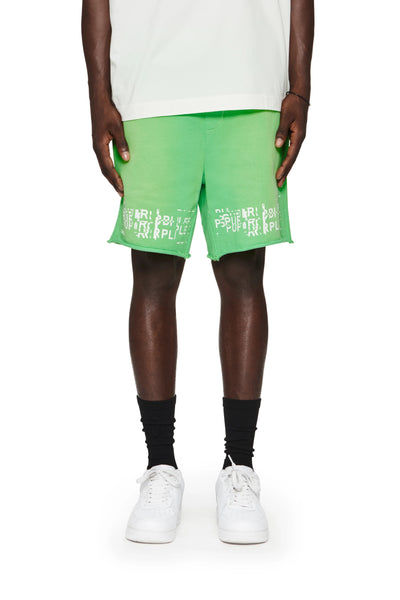 Glitch Green Sweatshorts