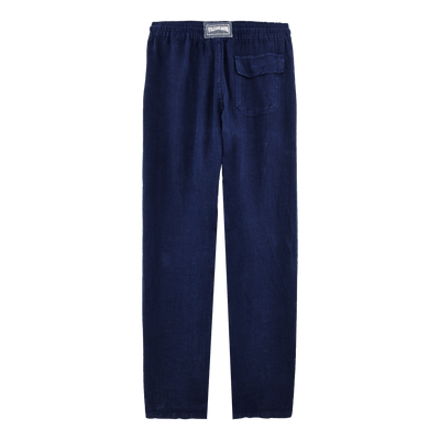 MEN LINEN PANTS SOLID