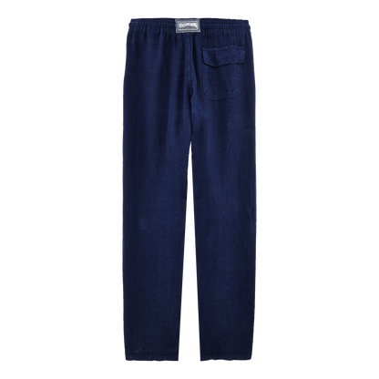 MEN LINEN PANTS SOLID