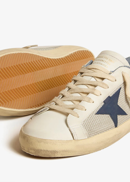 Golden goose beige & night blue sneakers