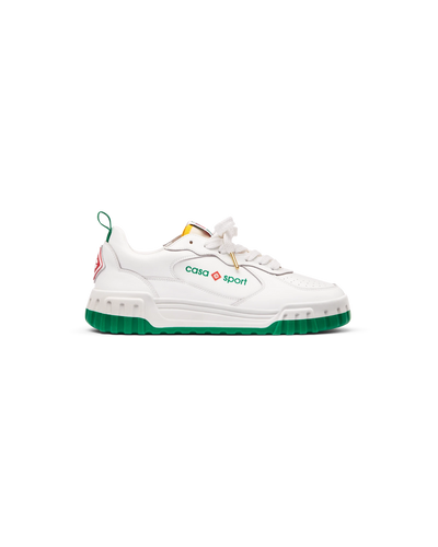 Men’s court white & green sneaker