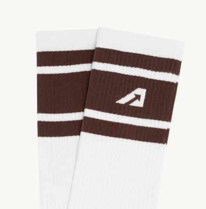 SOCKS IN BROWN COTTON TERRY