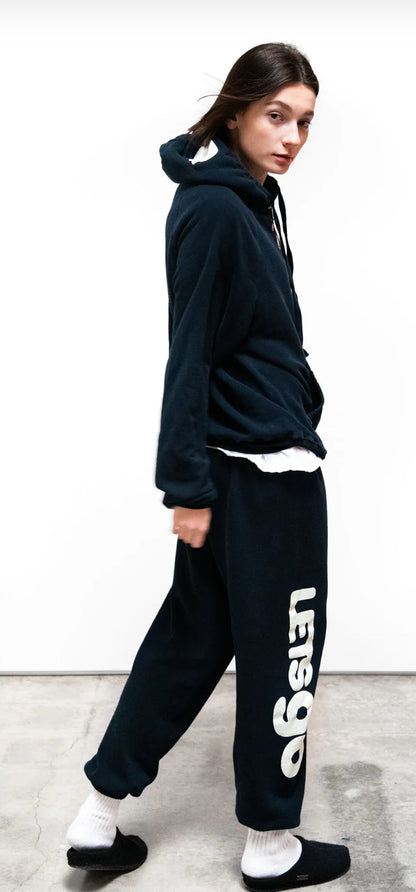 SUPERYUMM OG FREECITYLETSGO sweatpant - deepspace/cream