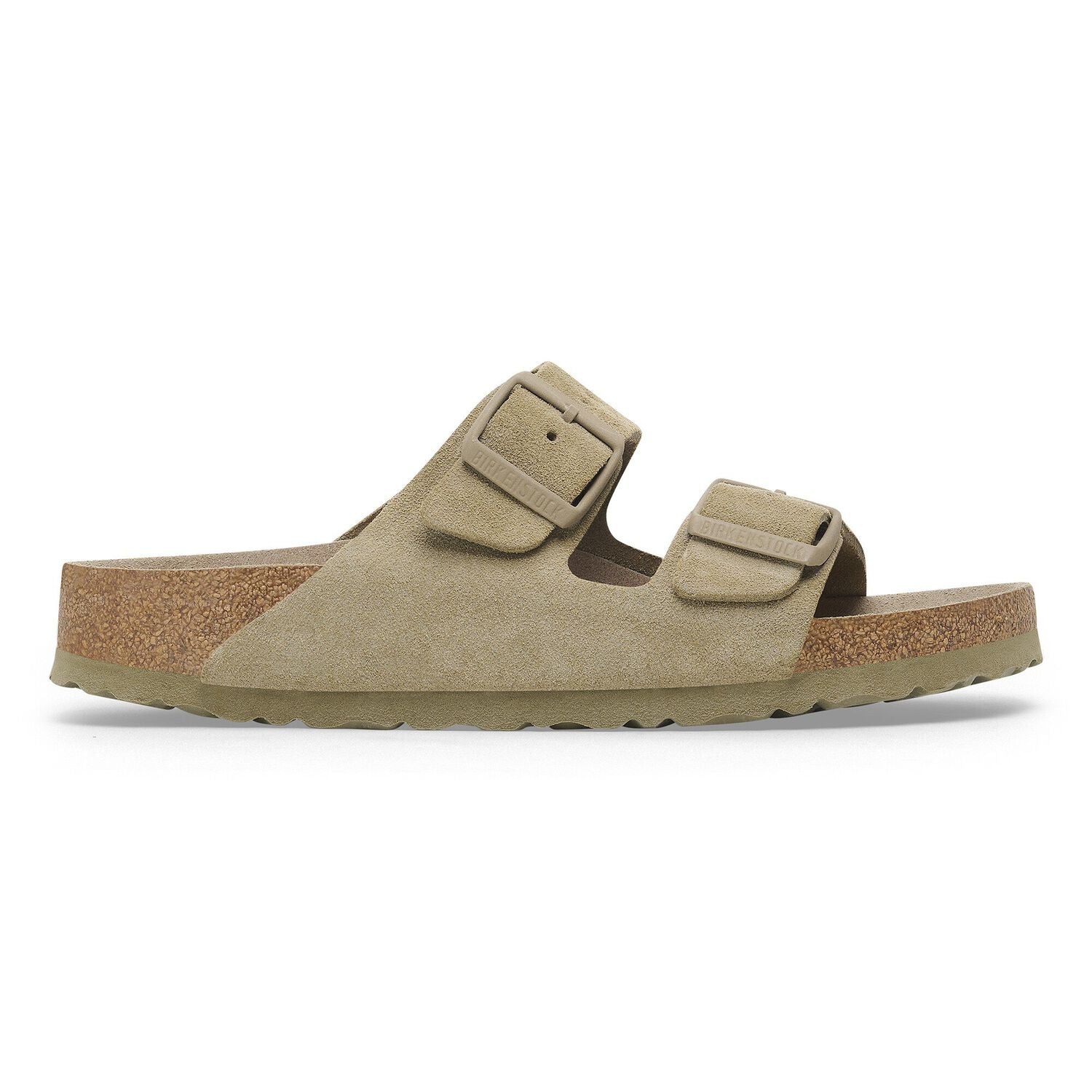 Arizona soft footbed suede leather - faded khaki