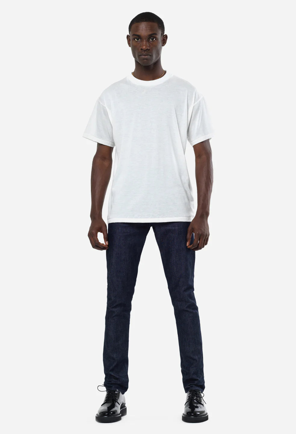 COTTON CASHMERE CREW white