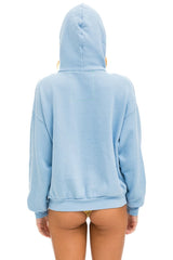 LOGO PULLOVER RELAXED HOODIE - ICE