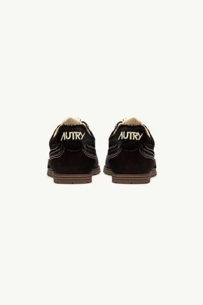 WSLW-BN01 - WINDSPIN LOW WOMEN SNEAKERS - PONY/MONO BROWN