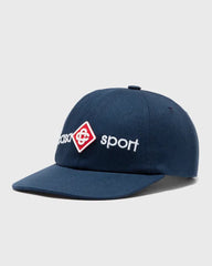 Casablanca navy baseball hat with logo