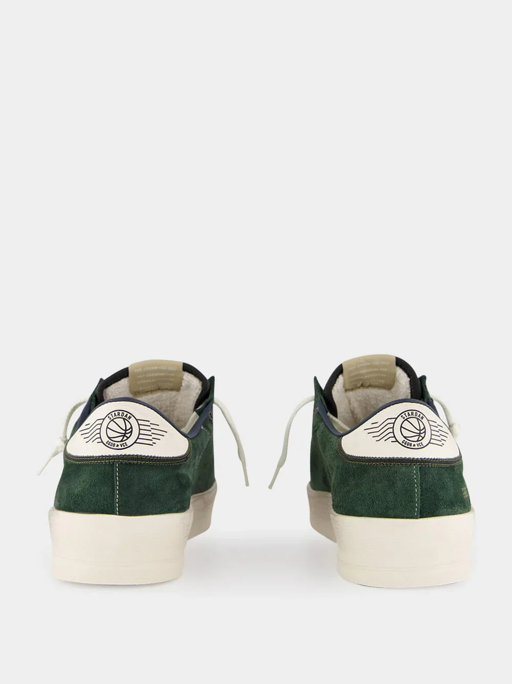 Golden Goose Green and Blue Stardan Sneaker