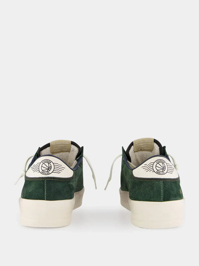 Golden Goose Green and Blue Stardan Sneaker
