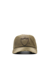 Khaki SHIELD LOGO BASEBALL CAP