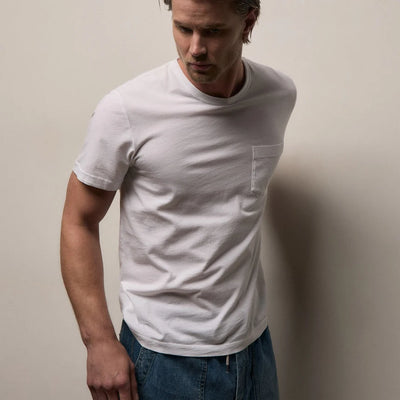 LIGHTWEIGHT JERSEY POCKET TEE