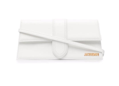 Le Bambino leather shoulder bag - white