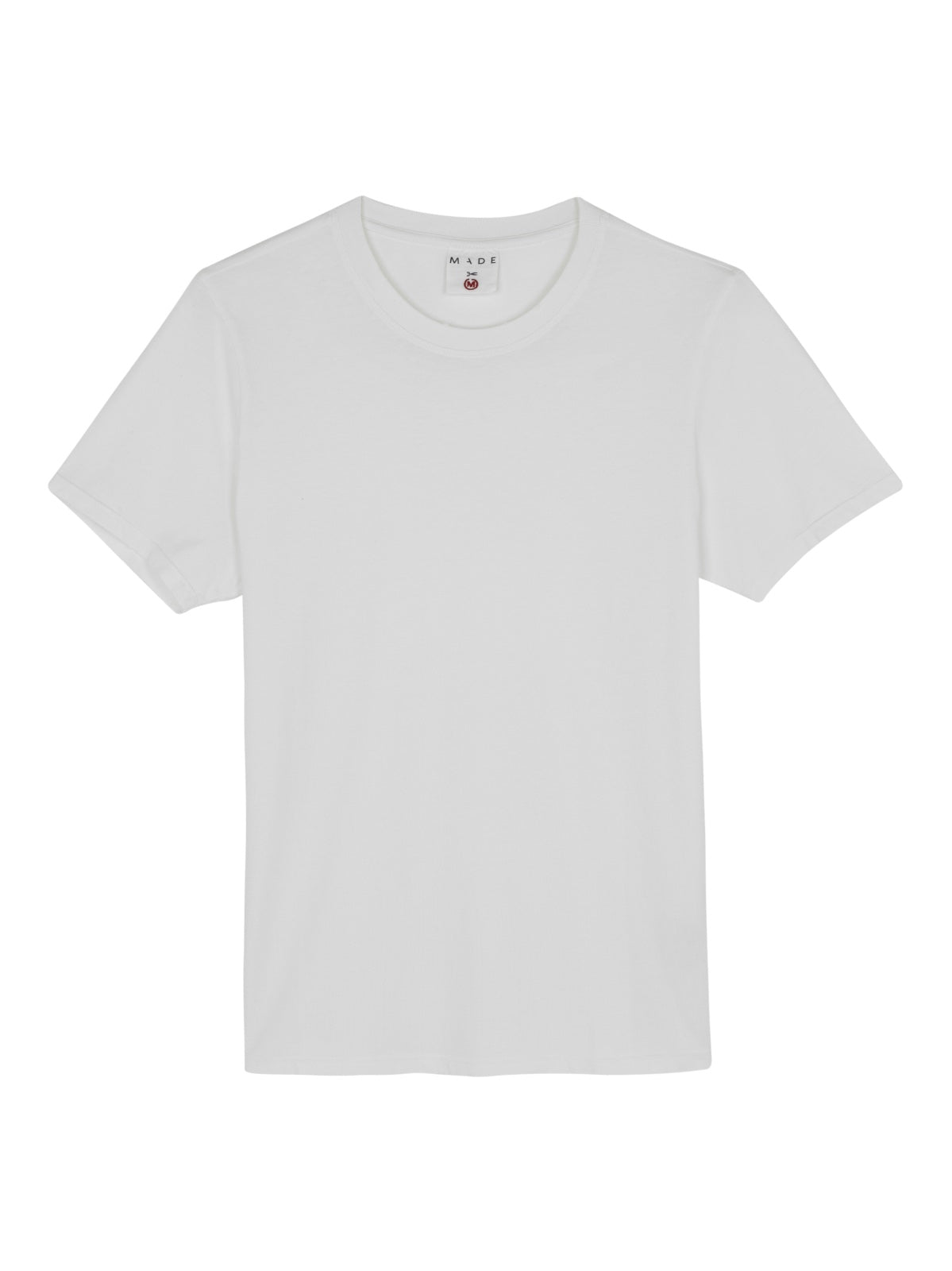 Made cotton tee white