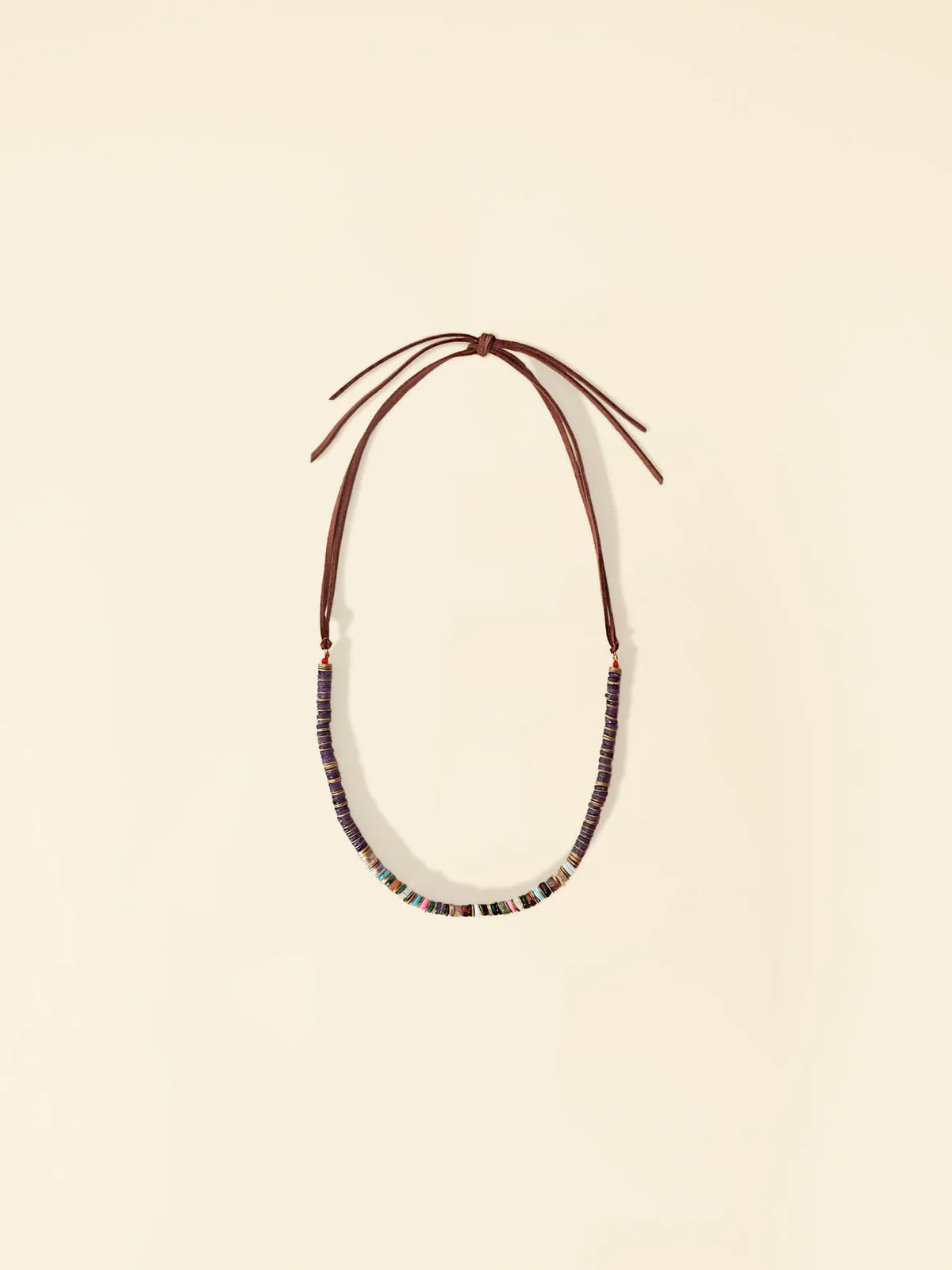 Indigo Brown Solange Stone Necklace