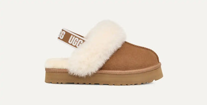 Funkette kids chestnut slipper