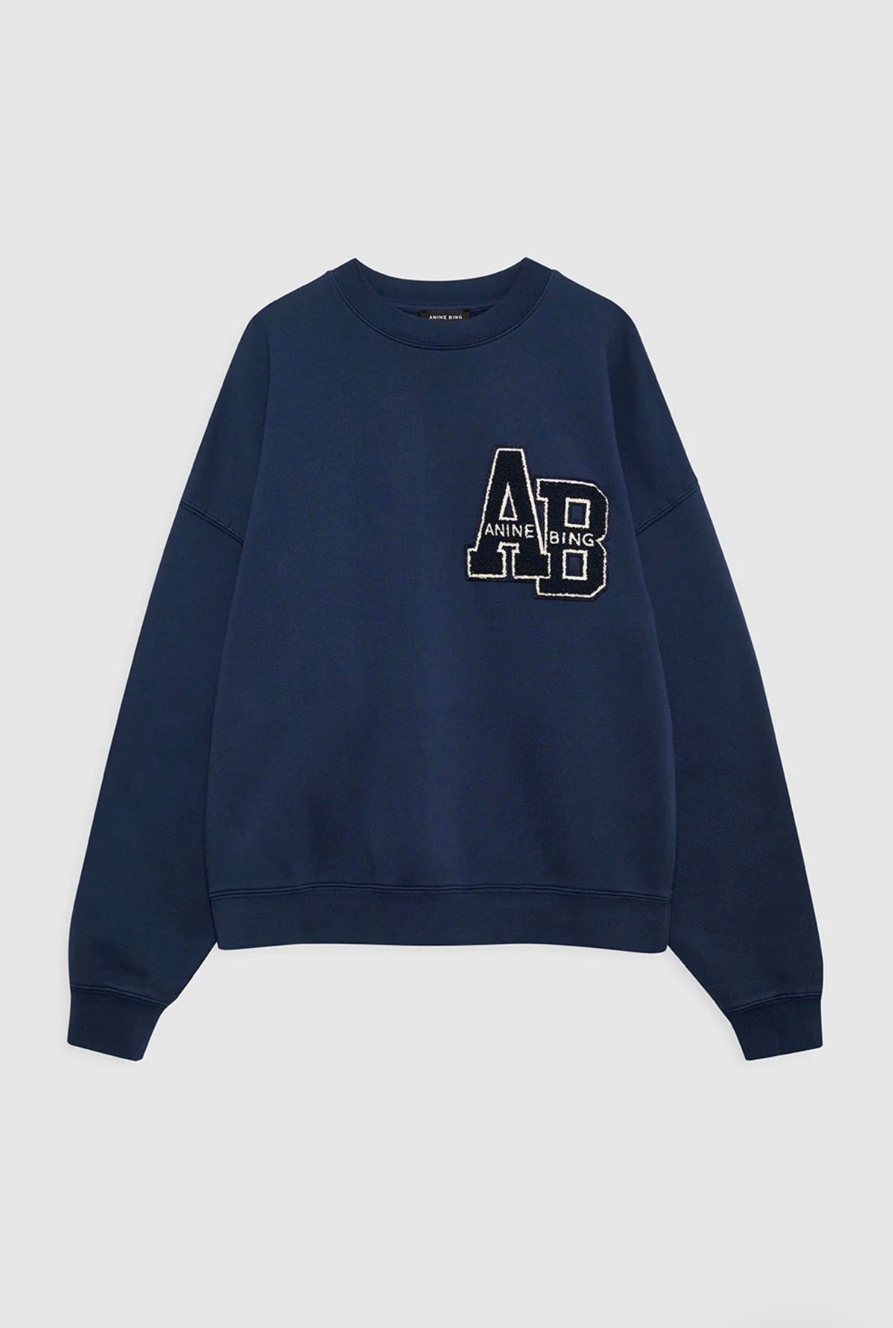 Letterman washed navy