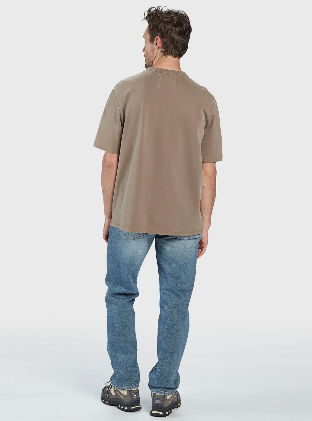 Nigel Boxy Hour Ss Tee - Brindle