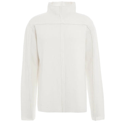 White High Collar Sweater