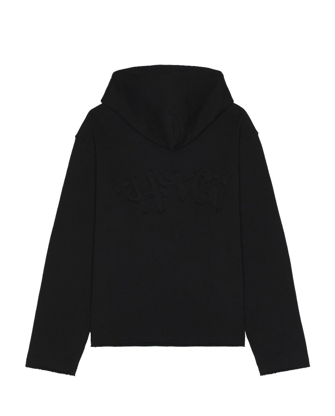 SCRIPT HOODIE - BLACK