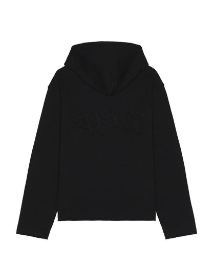 SCRIPT HOODIE - BLACK