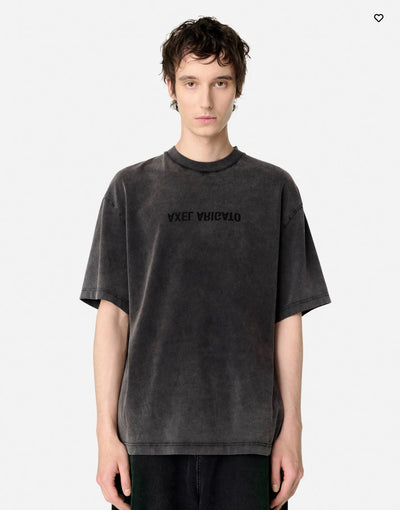 Distort washed black t-shirt