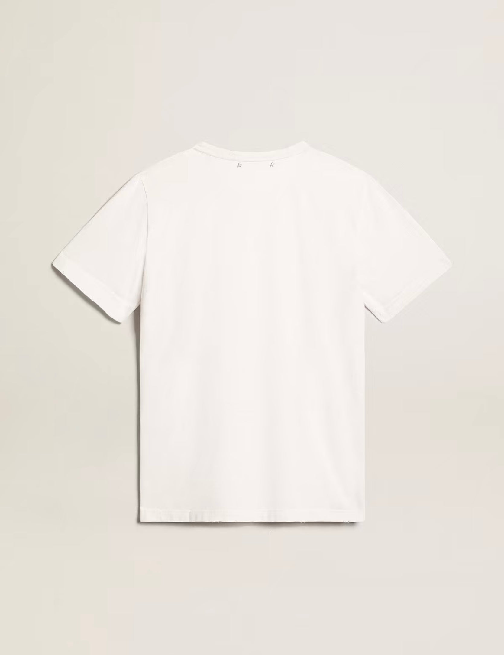 M Classic crew tee - vintage white stone