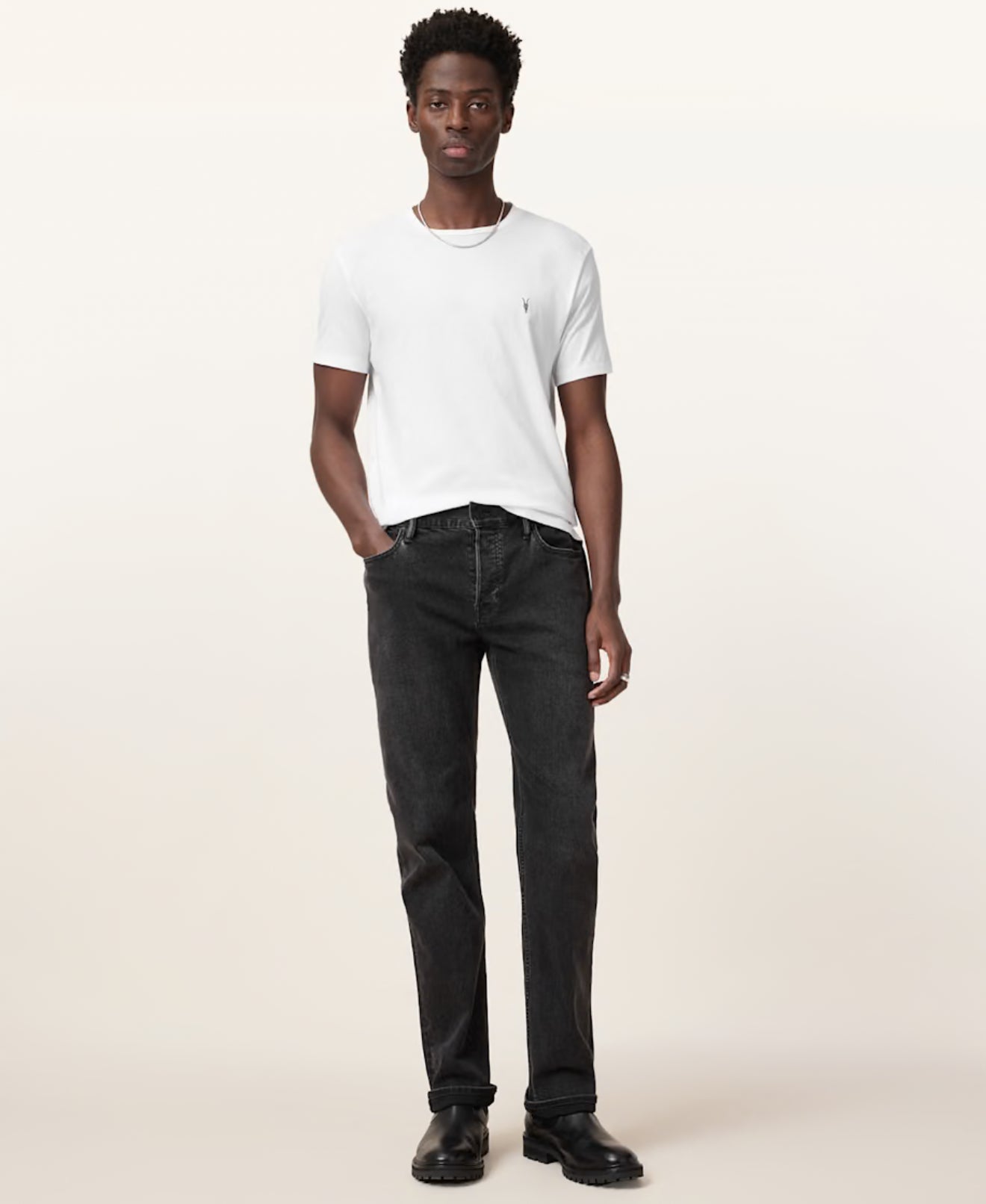 Tonic Crew Neck Slim Ramskull T-Shirt