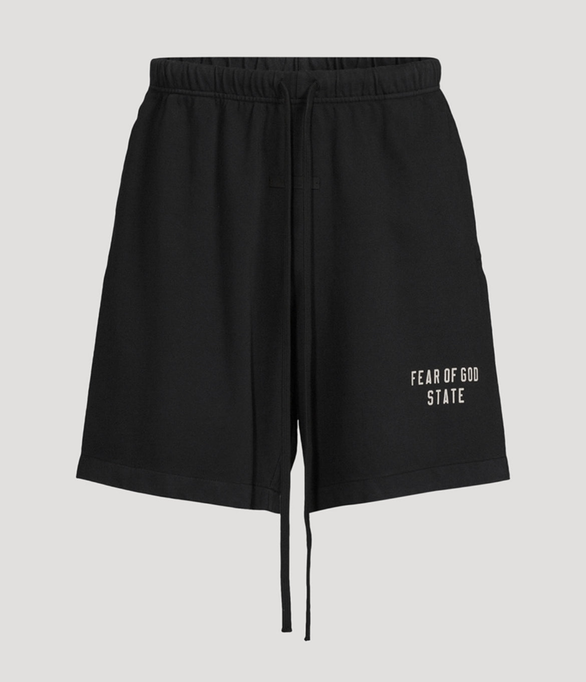 Heavy jersey soccer short - black