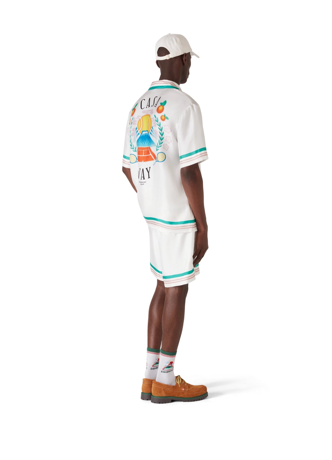 Casa Way Short-Sleeve Silk Shirt