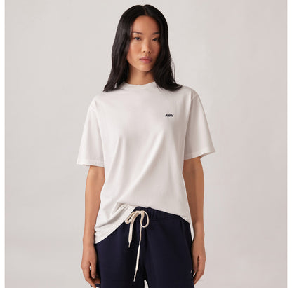 Embroidered logo tee