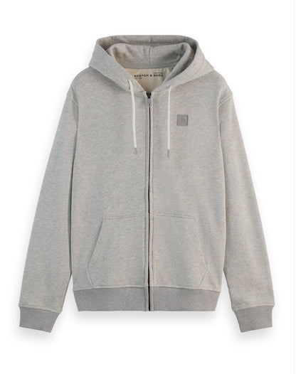 Logo Badge Zip-Through Hoodie