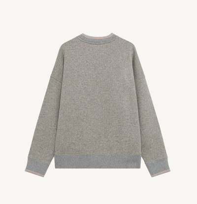 College check sweatshirt