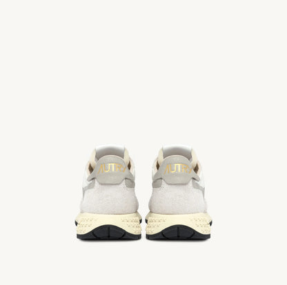 REELWIND LOW SNEAKERS IN BEIGE NYLON AND SUEDE