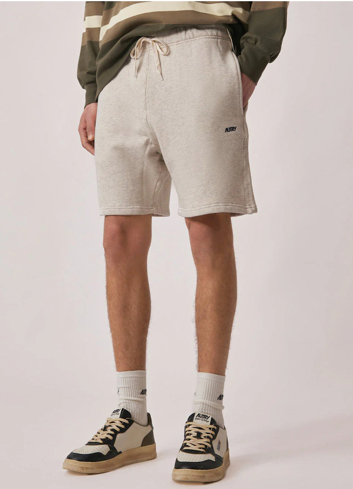 Embroidered logo shorts