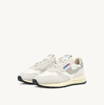 REELWIND LOW SNEAKERS IN BEIGE NYLON AND SUEDE