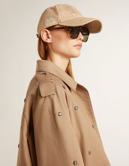 Beige baseball cap