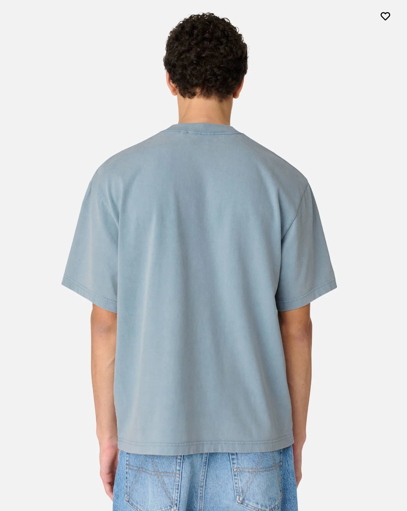 Distort washed blue t-shirt